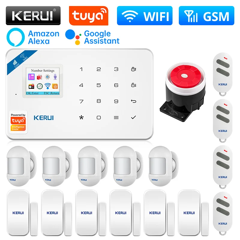 Alarm System for Home WIFI GSM Alarm Support Alexa Tuya Smart Motion Sensor - Image 9