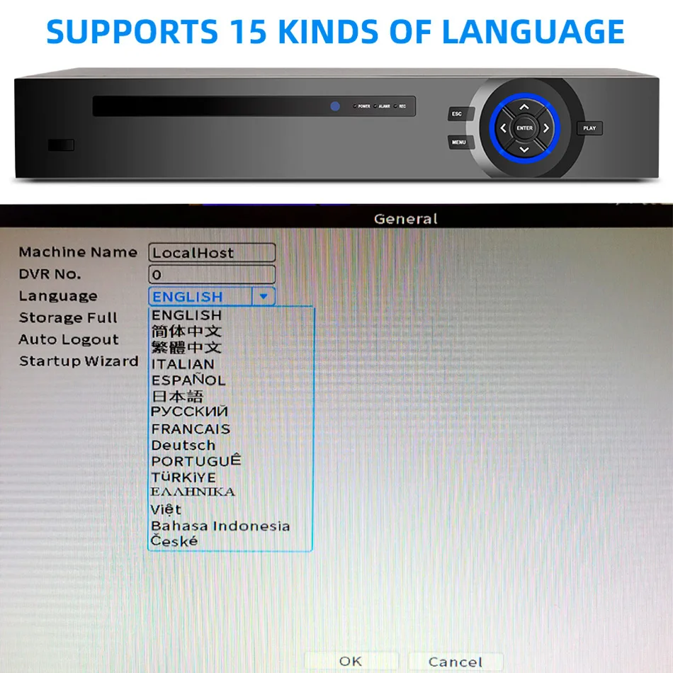 4K POE NVR H.265 NVR HDD Video Recorder with Security CCTV Surveillance - Image 4