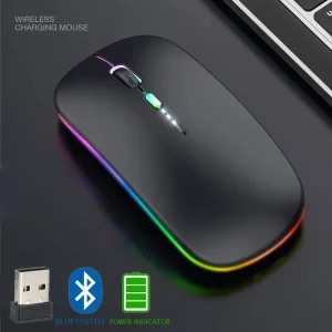 Bluetooth 5.0 Wireless Mouse For Laptop Computer PC Macbook Gaming Mouse